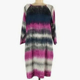 Kenneth Cole 3/4 Tie Dye Party Sheath Dress Size S