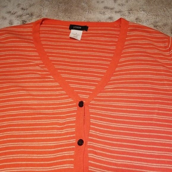 J.Crew Light Weight Button Up Wool Blend Sweater Size S