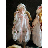 Vintage Lot OF 5 Porcelain Face Bisque Dolls