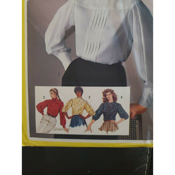 Simplicity pattern 6171 Misses Blouse with collar variations