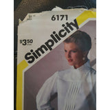 Simplicity pattern 6171 Misses Blouse with collar variations