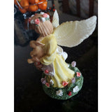 Linda Grayson Flower Angel Figurine April "Spring is Here"