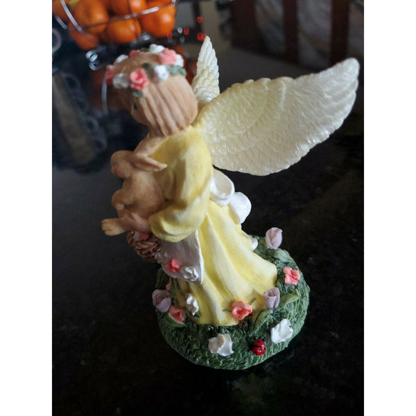 Linda Grayson Flower Angel Figurine April "Spring is Here"