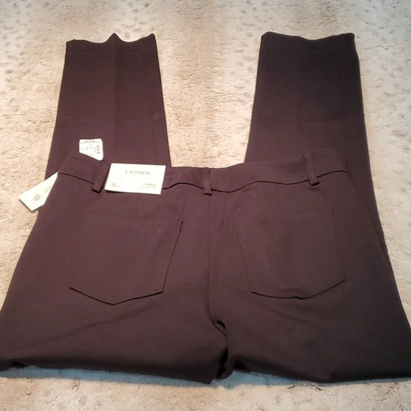 NWT Christopher & Banks Black Tapered Shaped Fit Pant