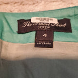 J.Crew Wool Blend Sea Foam Green Pencil Skirt Size 4