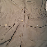 Sanctuary Green Anorak Button Utility Jacket Size S