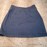 Club Monaco Blue Jean Skirt With Black Buttons Size 4