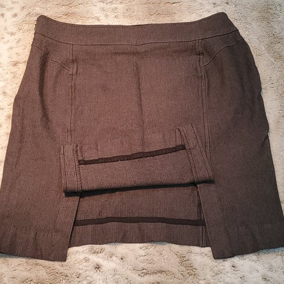 Banana Republic Dark Gray Jean Style Pencil Skirt Size 14